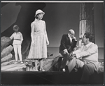 Glynis Johns, Lillian Gish, Cedric Hardwicke and Robert Preston in the stage production Too True to Be Good