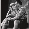 Eileen Heckart and Ray Middleton in the stage production Too True to Be Good