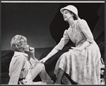 Glynis Johns and Lillian Gish in the stage production Too True to Be Good 
