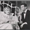 Glynis Johns and Robert Preston in the stage production Too True to Be Good