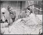 Lillian Gish and Glynis Johns in the stage production Too True to Be Good 