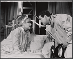 Glynis Johns and Robert Preston in the stage production Too True to Be Good