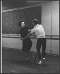 Vivien Leigh and Byron Mitchell in rehearsal for the stage production Tovarich