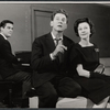 Lee Pockriss, Jean Pierre Aumont and Vivien Leigh in rehearsal for the stage production Tovarich