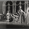 Vivien Leigh, Jean Pierre Aumont [right] and unidentified others in the stage production Tovarich