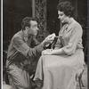 Jason Robards and Irene Worth in the stage production Toys in the Attic