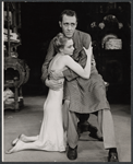 Rochelle Oliver and Jason Robards in the stage production Toys in the Attic