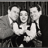 Bob Dishy, Liza Minnelli and Robert Kaye in rehearsal for the stage production Flora, the Red Menace