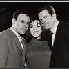 Bob Dishy, Liza Minnelli and Robert Kaye in rehearsal for the stage production Flora, the Red Menace