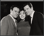 Bob Dishy, Liza Minnelli and Robert Kaye in rehearsal for the stage production Flora, the Red Menace