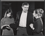 Liza Minnelli, James Cresson and Dortha Duckworth in rehearsal for the stage production Flora, the Red Menace