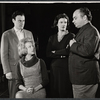 Bob Dishy, Cathryn Damon, Mary Louise Wilson and Louis Guss in rehearsal for the stage production Flora, the Red Menace
