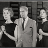 Mildred Dunnock, Stephen Elliott and Norma Crane in rehearsal for the stage production Traveller Without Luggage