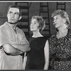 Ben Gazzara, Mildred Dunnock and Nancy Wickwire in rehearsal for the stage production Traveller Without Luggage