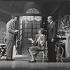 Ben Gazzara, Mildred Dunnock and Stephen Elliott in the stage production Traveller Without Luggage