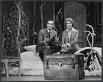 Ben Gazzara and Mildred Dunnock in the stage production Traveler Without Luggage