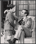 Jeffrey Neal and Ben Gazzara in the stage production Traveller Without Luggage