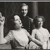 Ann McDonough, Jeffrey Jones and Mary Beth Hurt in the 1975 stage production Trelawney of the "Wells"