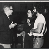 Jon Jory [right] and unidentified others in rehearsal for the stage production Tricks