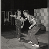 Christopher Murney and Rene Auberjonois in rehearsal for the stage production Tricks