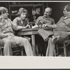 John Cullum and unidentified others in the stage production The Trip Back Down