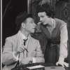 Hume Cronyn and Jessica Tandy in the stage production Triple Play