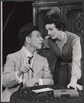 Hume Cronyn and Jessica Tandy in the stage production Triple Play