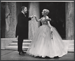 Hiram Sherman and Kim Hunter in the 1961 American Shakespeare Festival production of Troilus and Cressida