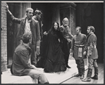 Jessica Tandy [center], Pat Hingle, Ted van Griethuysen and unidentified others in the 1961 American Shakespeare Festival production of Troilus and Cressida