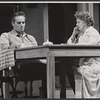 Charlton Heston and Hermione Baddeley in the stage production The Tumbler