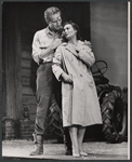 Charlton Heston and Rosemary Harris in the stage production The Tumbler