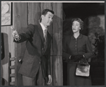 Johnny Carson and Janet Fox in the stage production Tunnel of Love