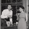 Johnny Carson and Greta Markson in the stage production Tunnel of Love