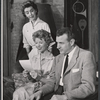 Marsha Hunt [standing], Jordan Bentley [seated at right] and unidentified in the stage production Tunnel of Love