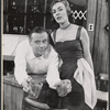 Tom Ewell and Sylvia Daneel in the stage production Tunnel of Love