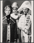 Barbara Barrie, Stephen Elliott and Tom Aldredge in the 1969 New York Shakespeare production of Twelfth Night