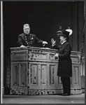 Maurice Evans [right] and unidentified in the stage production Tenderloin