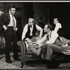 Carmine Caridi, Richard Dysart, Walter McGinn [reclining on sofa] Michael McGuire [sitting] and Charles Durning in the stage production That Championship Season