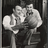 Michael McGuire and Joseph Mascolo in the stage production That Championship Season