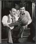 Michael McGuire and Joseph Mascolo in the stage production That Championship Season