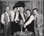 Michael McGuire, Paul Sorvino, Richard Dysart, Charles Durning and Walter McGinn in the stage production That Championship Season