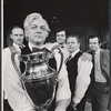 Michael McGuire, Richard Dysart, Paul Sorvino, Charles Durning and Walter McGinn in the stage production That Championship Season