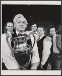 Michael McGuire, Richard Dysart, Paul Sorvino, Charles Durning and Walter McGinn in the stage production That Championship Season