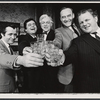 Walter McGinn, Paul Sorvino, Richard Dysart, Michael McGuire and Charles Durning in the stage production That Championship Season
