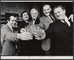 Walter McGinn, Paul Sorvino, Richard Dysart, Michael McGuire and Charles Durning in the stage production That Championship Season