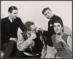 Edgar Lansbury, Ulu Grosbard, playwright Frank D. Gilroy and Irene Papas in rehearsal for the stage production That Summer - That Fall