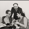 Ulu Grosbard, Richard Castellano and Irene Papas in rehearsal for the stage production That Summer - That Fall