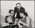 Ulu Grosbard, Richard Castellano and Irene Papas in rehearsal for the stage production That Summer - That Fall