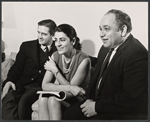 Edgar Lansbury, Irene Papas and Richard Castellano in rehearsal for the stage production That Summer - That Fall