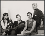 Tyne Daly, playwright Frank D. Gilroy, Irene Papas and Jon Voight in rehearsal for the stage production That Summer - That Fall